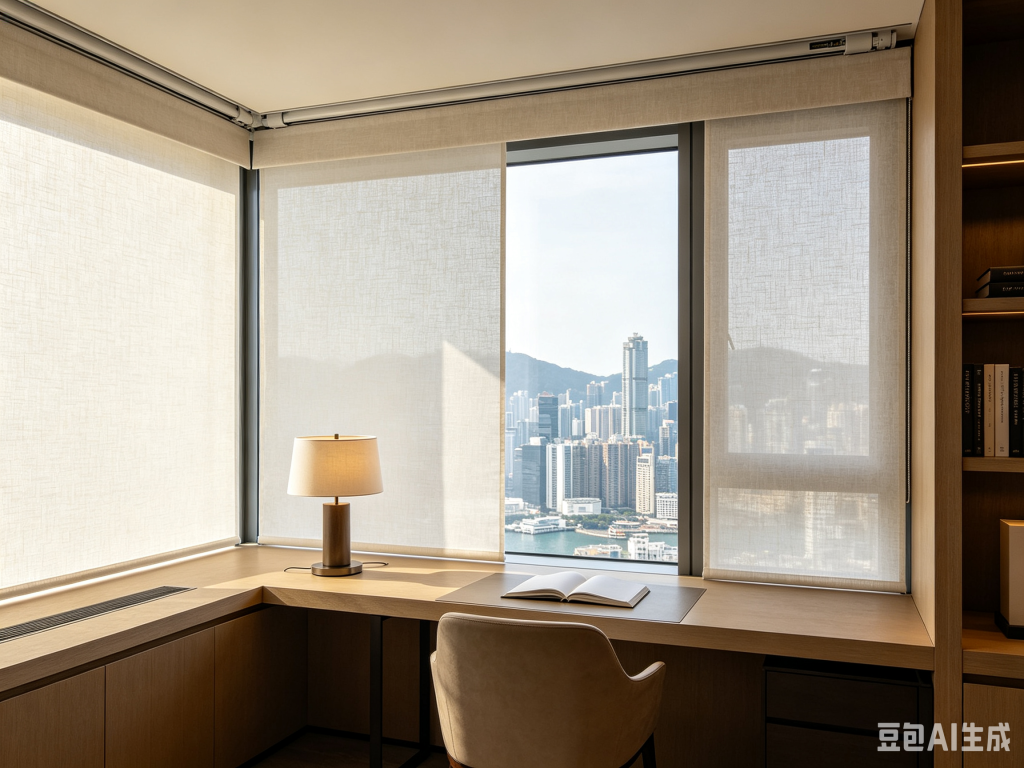 港島半山 豪宅全屋窗簾工程